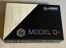 Glorious Model D- (Minus) Glossy White Gaming Mouse GLO-MS-DM-GW 850005352464