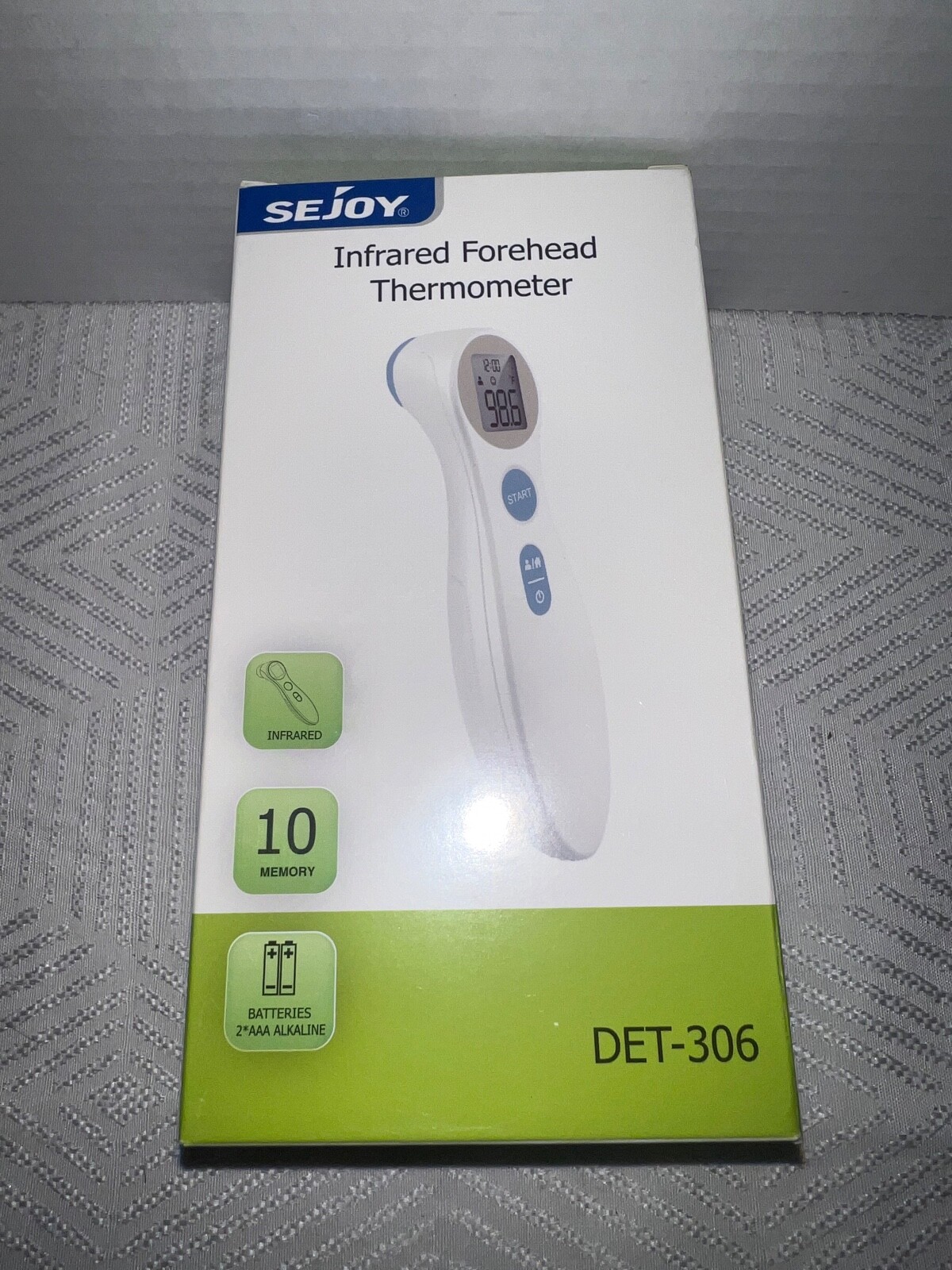 SEJOY Infrared Forehead Thermometer DET306 brand new. eBay