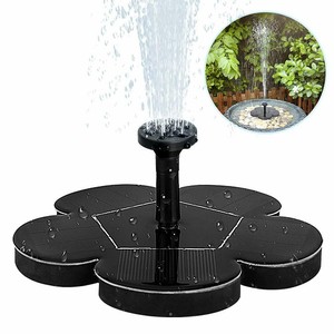 Détails Sur Fontaine Solaire à Eau Panneau Solaire Pompe Sans Fil Extérieur Jardin étangs