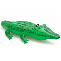 Intex Reittier Kleiner Alligator Schwimmtier Krokodil Aufblasbares Badetier D/S
