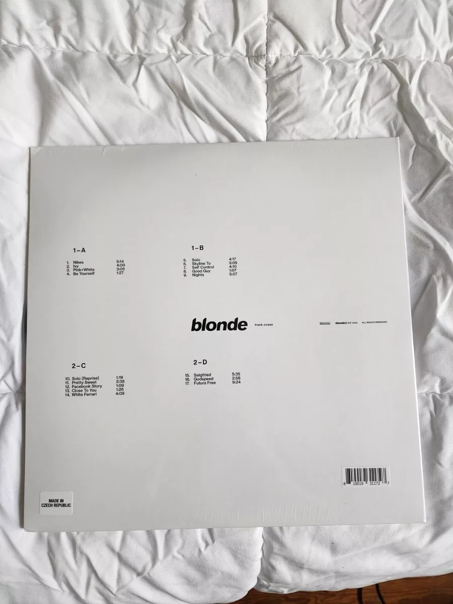 Ocean Blonde Vinyl Record 2 LP Official 2023 Blonded Press New | eBay