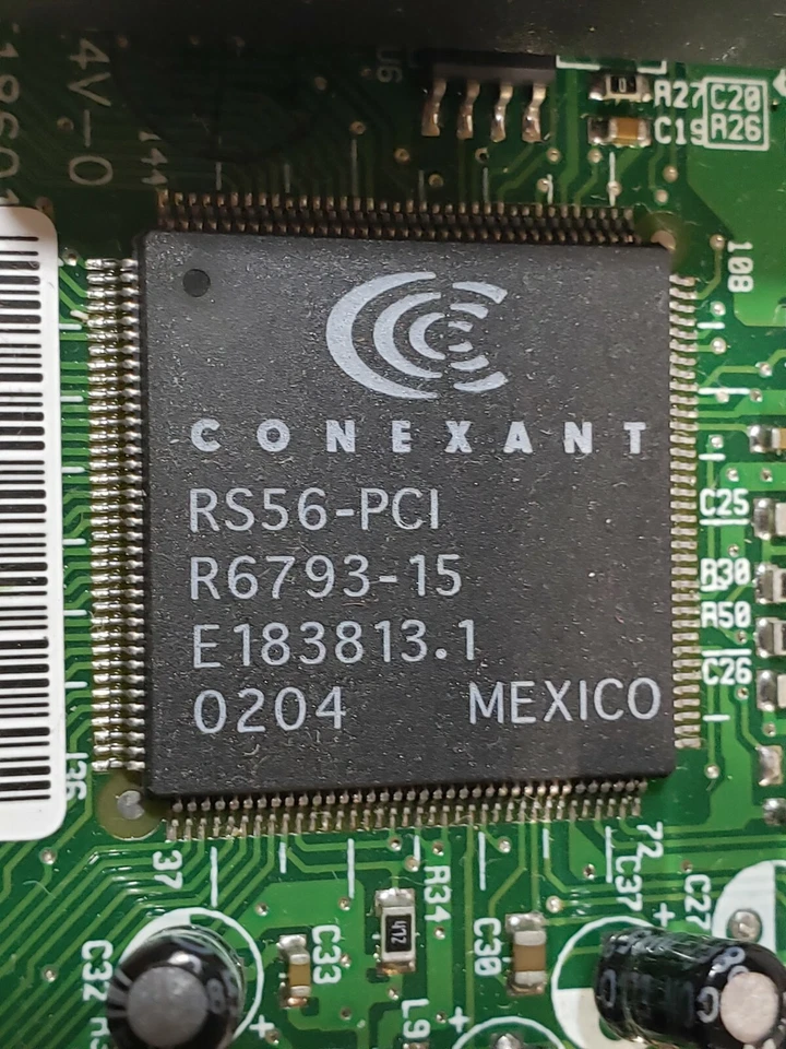 DELL 01K636 F-1156I/R2F 56K Conexant RS56-PCI V.92 PCI Modem card REV A00 - Image 4 of 4