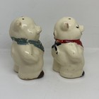 Vintage Shawnee Salt And Pepper Shakers Smileys Pigs Blue Red Hankerchiefs  — photo 2