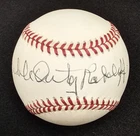 TED DOUBLE DUTY RADCLIFFE Signed Official MLB Baseball-ST. LOUIS STARS-PSA