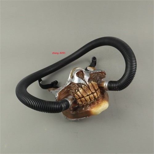 Mad Max 4 Fury Road Immortan Joe Mask Halloween Prop PVC Cosplay Gas Accessories - Picture 5 of 9