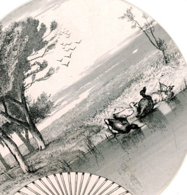 1870s-80s Engraved Die-Cut Fan Elkinton Laundry Soap Thomas G. Snow #1 Fab! F137