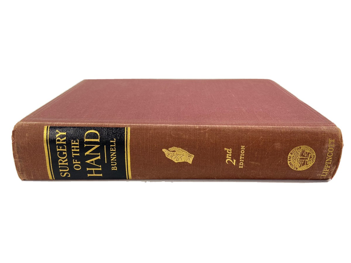 THE HAND Second Edition 医学書　洋書　外科 Surgery of the Hand Bunnell 2nd Edition 1948 Antique Medical Book