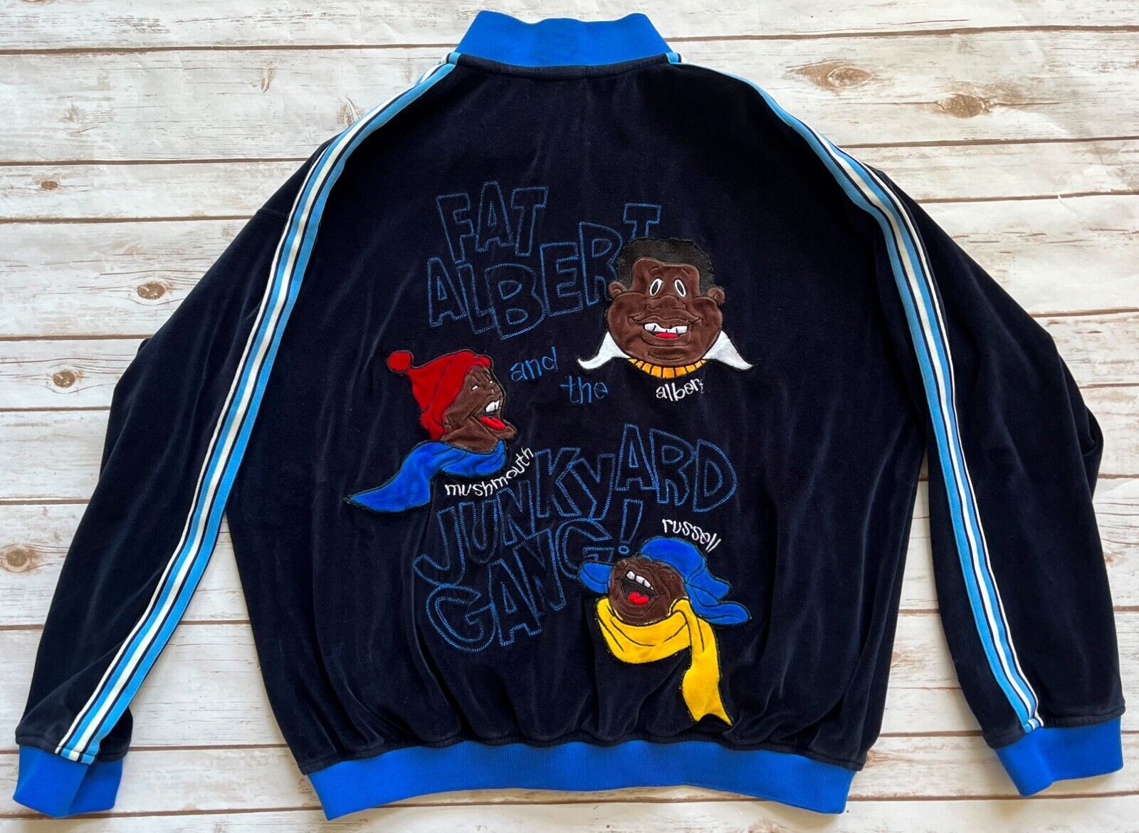 FUBU PLATINUM COLLECTION FAT ALBERT JUNKYARD VELOUR B… Gem