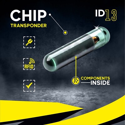  1x transponder immobilizer glass chip ID13 TP05 for BUICK CADILLAC CHEVROLET 