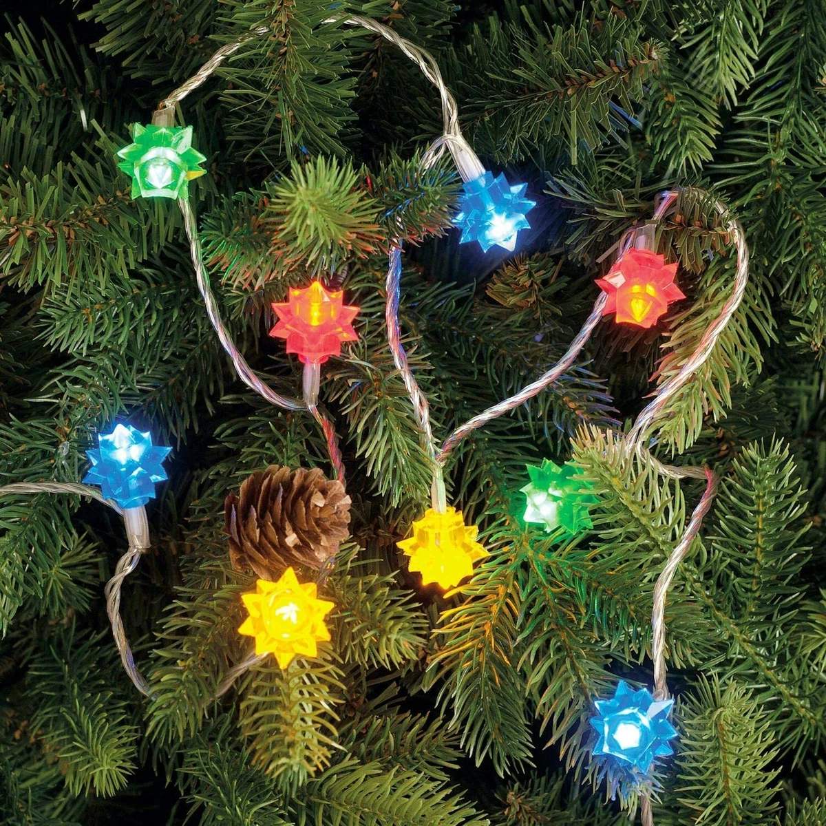 Christmas on sale flower lights