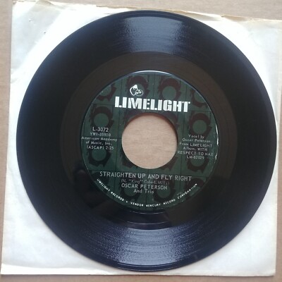 OSCAR PETERSON Straighten Up And Fly Right 45 7'' POP JAZZ Record Vinyl Records