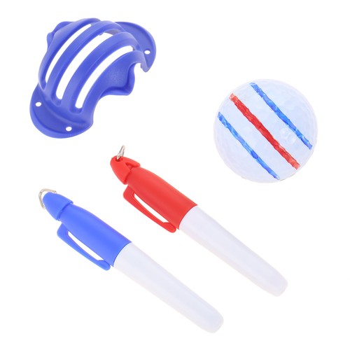 Portable Training Golf Ball Line Clip Liner Marker Alignment Template & Draw Pen - Picture 9 of 15