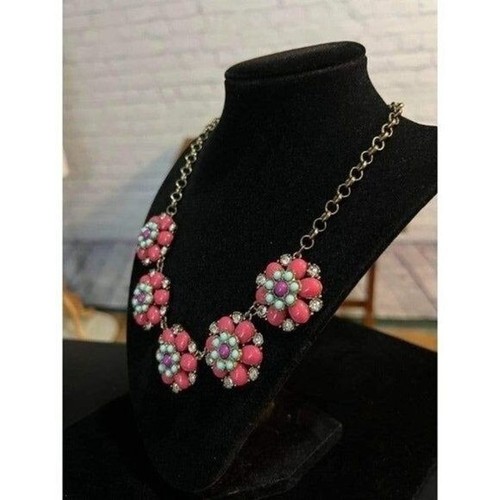 Bellissima collana dichiarazione fiori - Foto 2 di 8