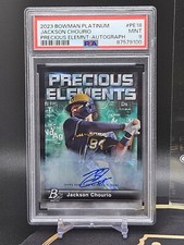 2023 Bowman Platinum Jackson Chourio Auto Precious Elements SP  1/50  PSA 9  #1