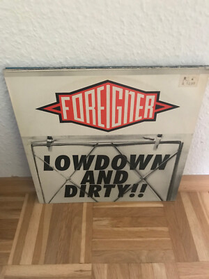 12'' EP FOREIGNER - Lowdown And Dirty 1991 Atlantic