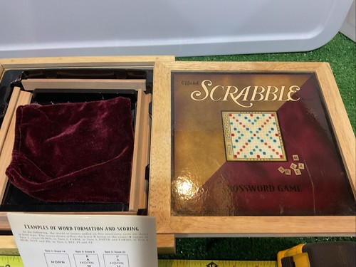 2002 Parker Brothers Scrabble Nostalgia Board Game Series Original Wood Box 100% - Picture 5 of 13