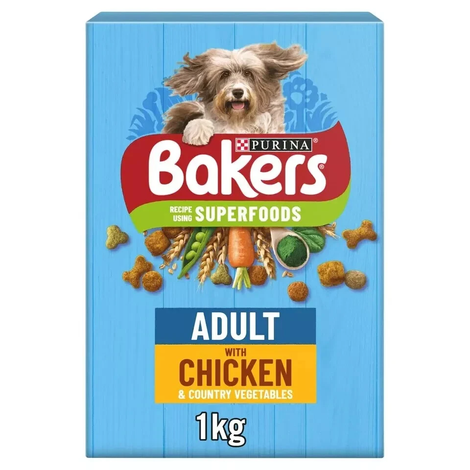 Bakers Chicken & Country Vegetables Adult Dog Pack of 5 x 1kg
