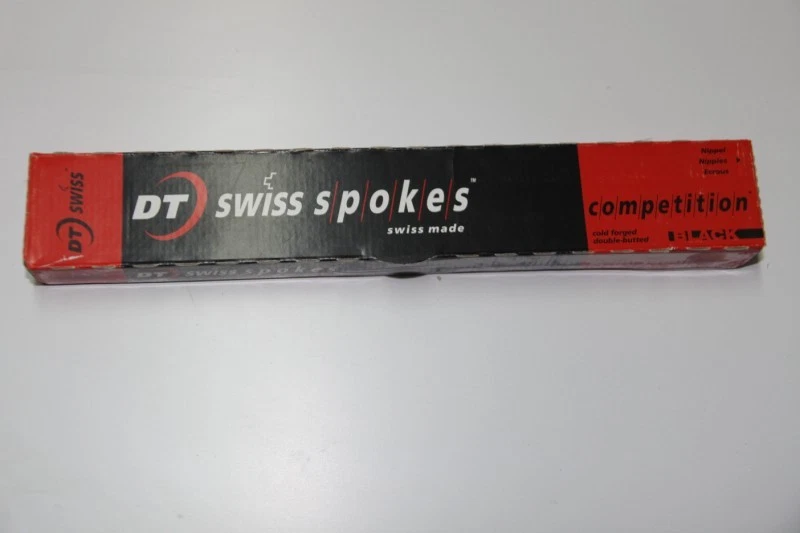 VENDU PAR lot de 2 : Rayon NOIR VTT Velo DT SWISS COMPETITION 2.0 / 1.8 X 246 mm