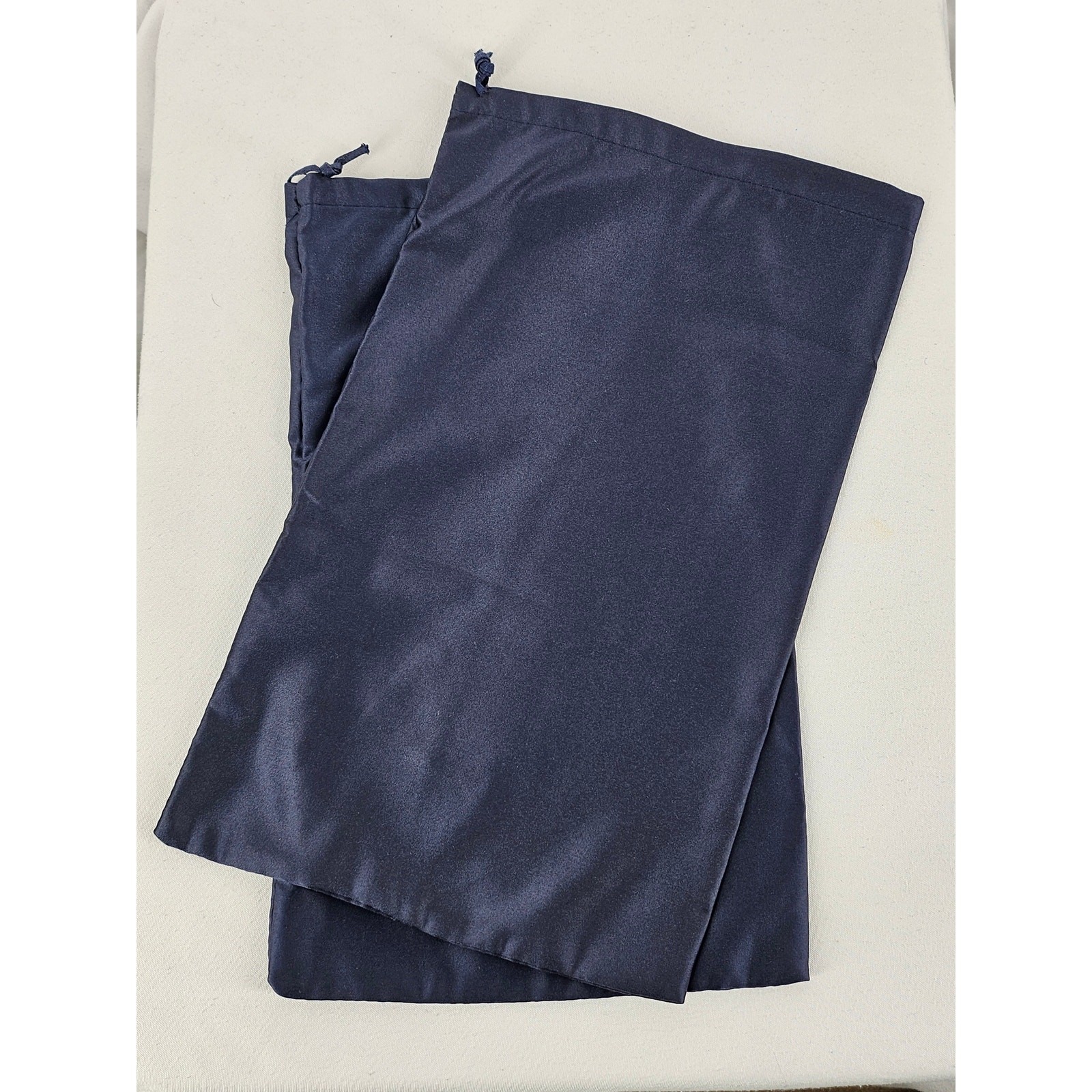 PRADA SHOE DUST BAGS – BLUE SATIN – SET OF TWO – MADE IN ITALY - AUTHENTIC thumbnail 2