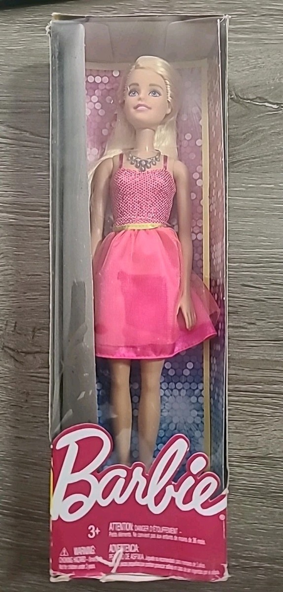 2016 Barbie Barbie Glitz Doll Coral Dress 2016 MATTEL GLITZ BARBIE