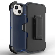 For Apple iPhone 15 Case Heavy Duty Shockproof Cover with Belt Clip 6.1-inch