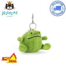 Jellycat Ricky Rain Frog Bag Charm & Keyring BNWT & Dust Bag UK FAST SHIPPING