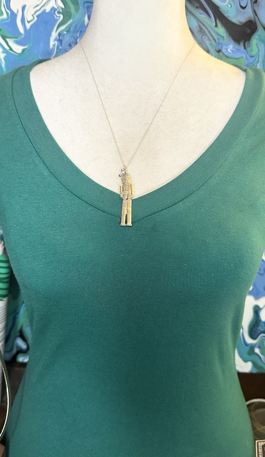 Christmas Nutcracker With 8th Notes 925 Sterling … - image 2