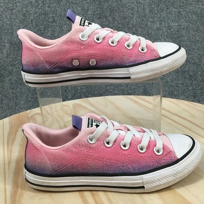 Converse Shoes Youth 2 Girls Chuck Taylor All Star Rave Gradient Sneakers Pink