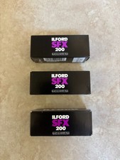 ILFORD SFX 200 Black White 120 Medium Format Film Expired 3 sealed boxes