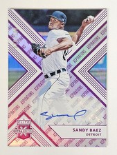 2018 Elite Extra Edition Auto Aspirations Purple #147 Sandy Baez 76/100