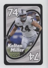 2024 Uno Fandom NFL Las Vegas Raiders Silver Kolton Miller #74 0c4