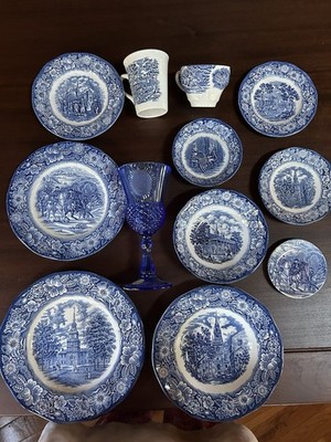 Liberty Blue 12 pieces; 12 available **Americas 250th?** Plz READ before buying