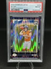 2024 Panini Donruss Optic - Rated Rookie Bo Nix #209 Purple Shock Prizm RC PSA 8