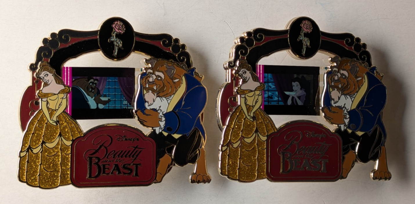 Piece of Disney Movies pin Beauty & the Beast “Growing Trust” Companion Set
