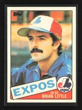 1985 Topps #257 Bryan Little Collector's Edition (Tiffany) Montreal Expos
