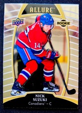2019-20 Upper Deck ALLURE Hockey NICK SUZUKI Chrome ROOKIE CARD !! Canadiens !. rookie card picture