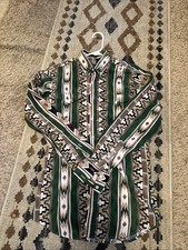 Panhandle Slim Aztec Western Shirt Vintage, Medium 15-15 1/2
