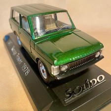 Solide Range Rover 1978 Metallic Green/1/43/Made In France Pre-Owned TOY CAR