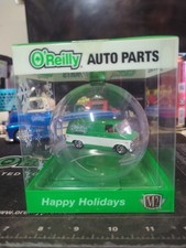 M2 Machines O'Reilly Auto Parts 2025 Christmas Ornament 1976 Chevrolet Van 