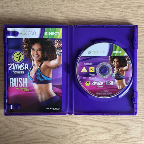 Zumba Fitness Rush (Microsoft Xbox 360, 2012) gioco Kinect CIB completo testato - Foto 3 di 7