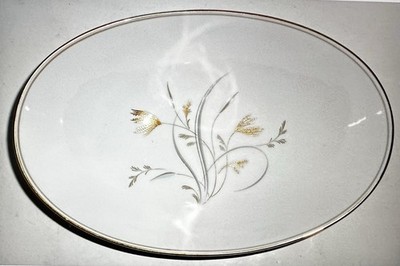 Noritake  Laverne  Oval Serving Bowl 10-inch Japan