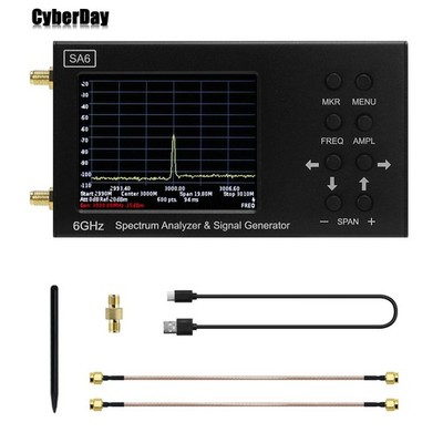 SA6 6GHz Spectrum Analyzer Signal Generator RF Signal Source for Wi-Fi 4G GPRS