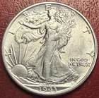1943-S Walking Liberty Half Dollar. Better Grade. Free Shipping