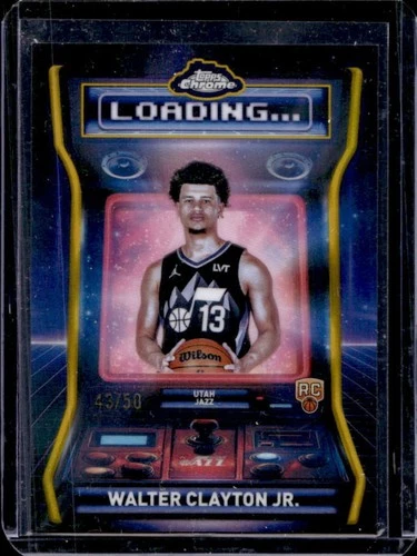 2025 Topps Chrome Walter Clayton Jr. Refractors Gold (RAW)