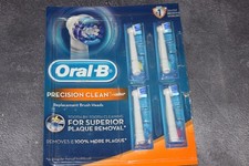 Oral B Precision Clean Replacement Brushs Heads, 4 Pack,New, Open Package,610583