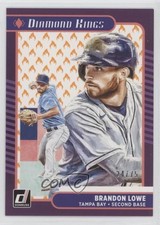 2021 Panini Donruss Diamond Kings On Fire 24/75 Brandon Lowe #1 07rd