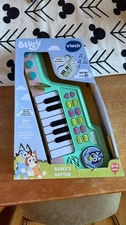 VTech Bluey Keytar Musical Keyboard Toy w/ Strap 20+ Sounds Ages 3–6 NEW