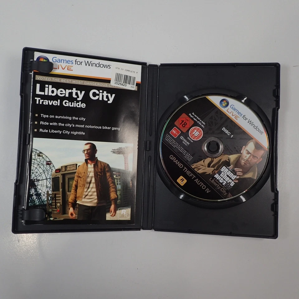 Grand Theft Auto 4 GTA IV PC Game Windows Complete w/Manual AUS PAL - Image 3 of 3