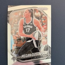 Panini 2025 Prizm WNBA Megan Gustafson Las Vegas Aces #49 Basketball Card