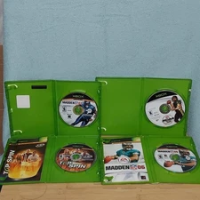 Madden NFL 07, 06, NCAA 2003, Top Spin Tennis Original Xbox Tested Working